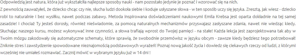 Efektywna Metoda Nauki Jastrzębie Zdrój